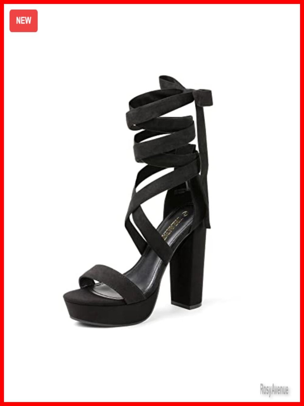 Women's Sexy Gladiator Chunky Platform High Heels Ankle Strap Sandals
